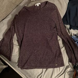 Calvin Klein sparkly purple blouse. Size small